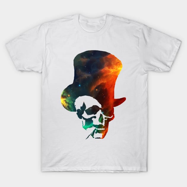 skulls in space. T-Shirt by NineBlack